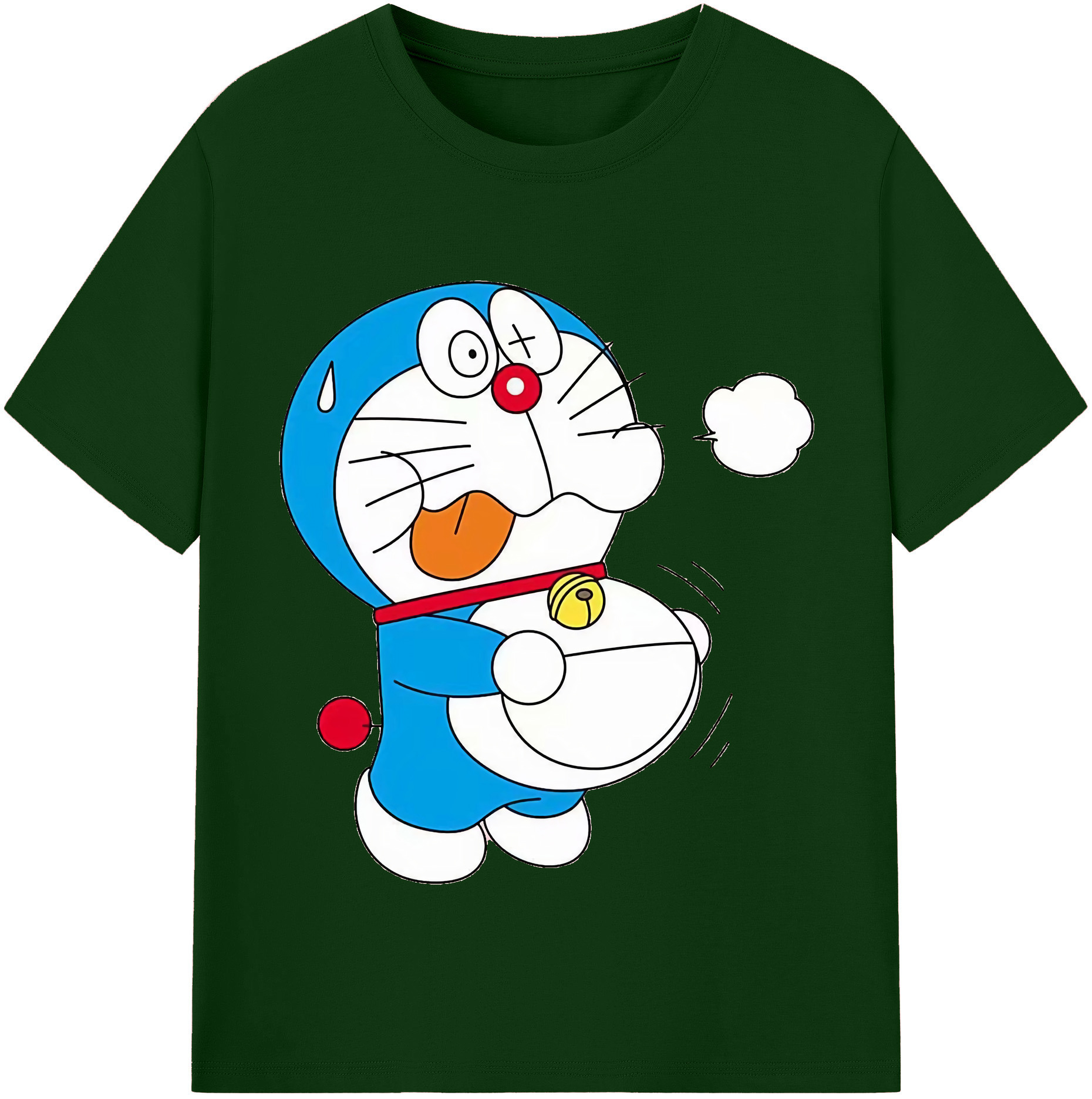 （画像用） ドラえもん Doraemon 綿100％半袖Tシャツ（フロントプリント）